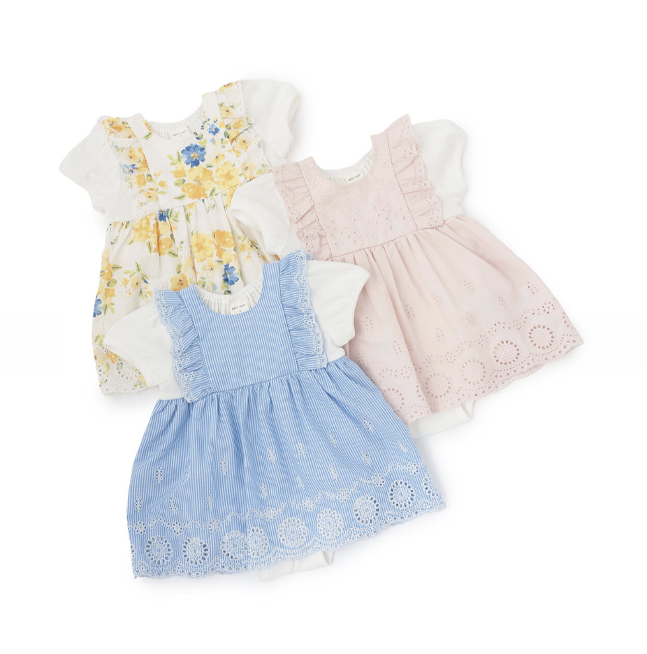 【petit main】肩部荷葉邊洋裝連身衣 🎀👶👗