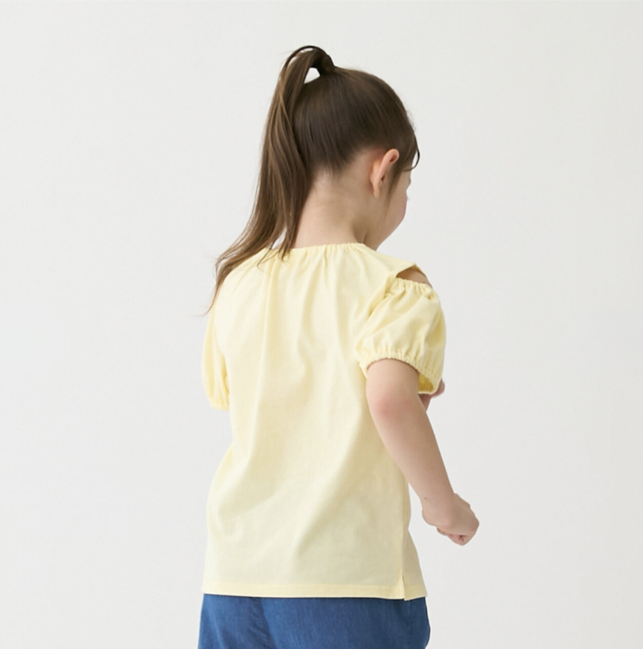 【petit main】蝴蝶結露肩T恤 🎀👕