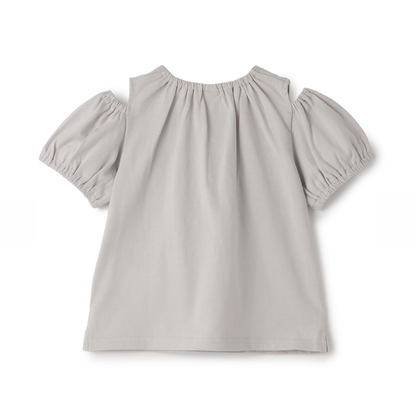 【petit main】蝴蝶結露肩T恤 🎀👕
