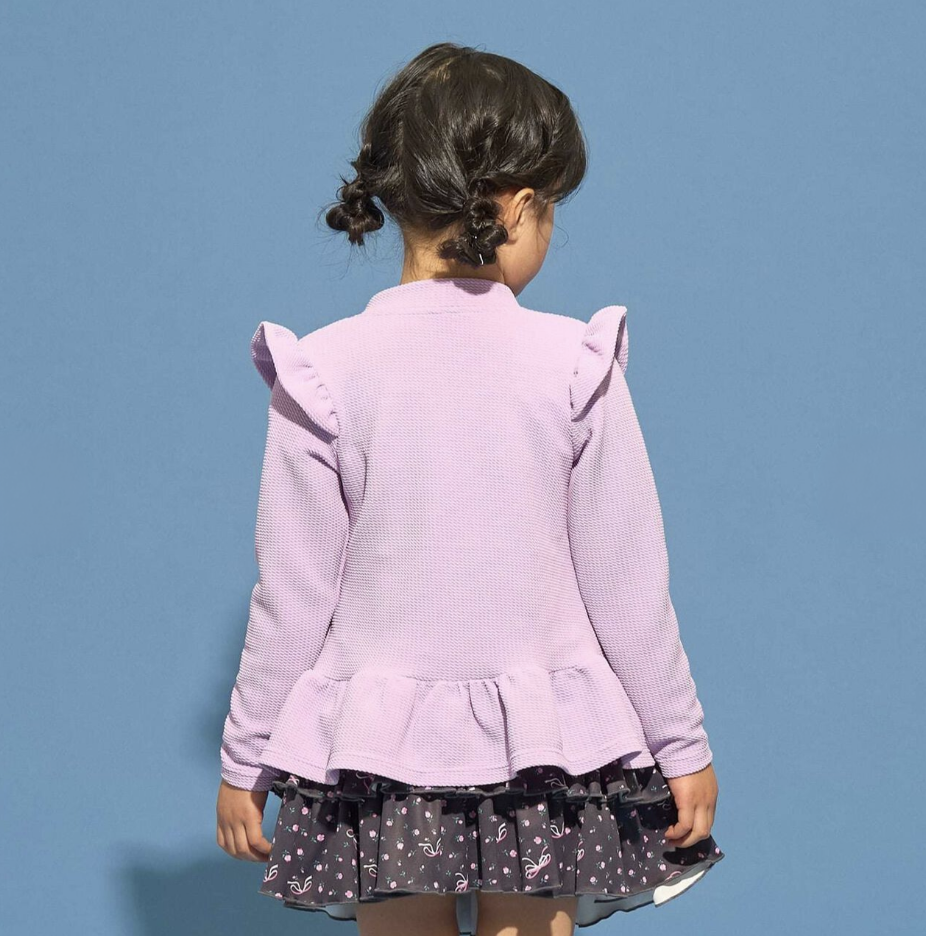 【Lycee mine】下擺荷葉邊 全拉鍊防曬泳衣外套 ☀️🛡️🌊