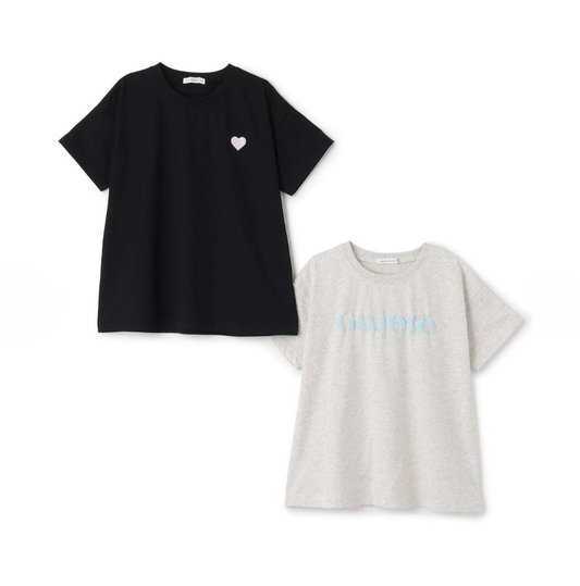 【Lycee mine】【100%純棉】女童百搭重複穿 A字版型T恤 2件組／兩件組 👕👕🌿