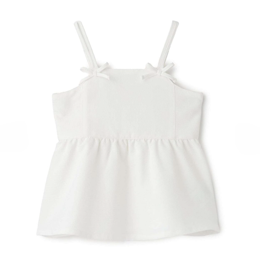 【Lycee mine】女童荷葉下擺馬甲上衣 👧👚✨