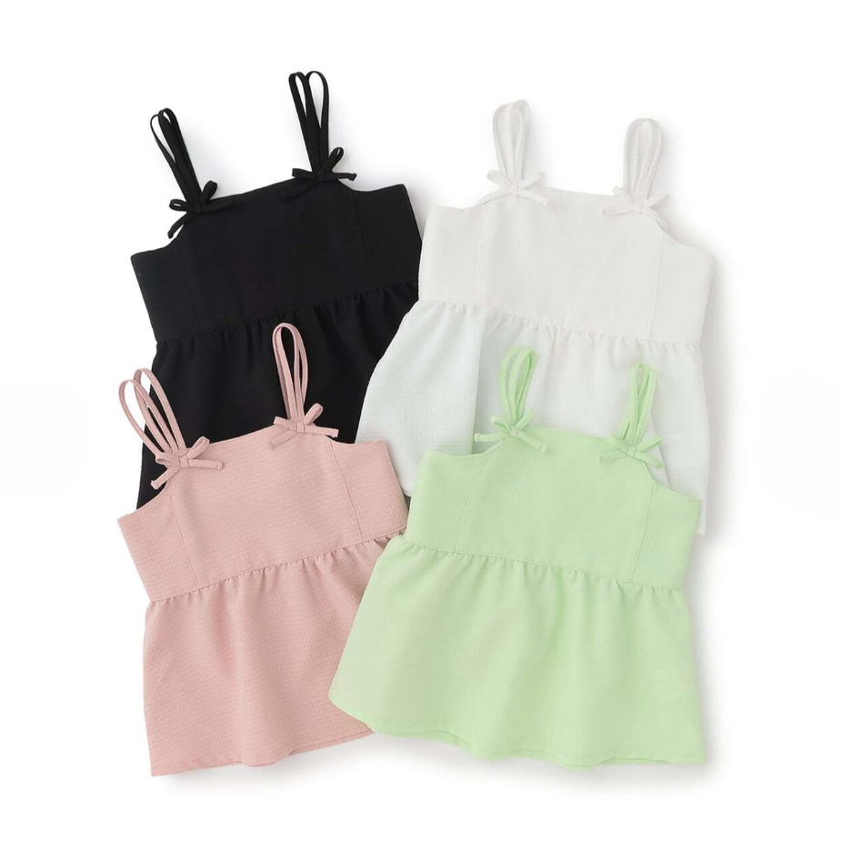 【Lycee mine】女童荷葉下擺馬甲上衣 👧👚✨
