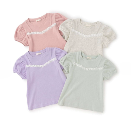 【Lycee mine】細肩帶假兩件蕾絲上衣 🎀👚