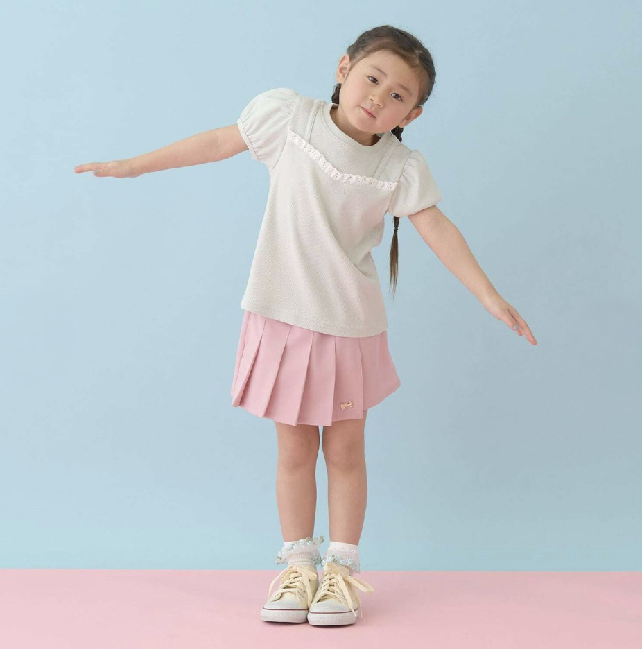 【Lycee mine】細肩帶假兩件蕾絲上衣 🎀👚
