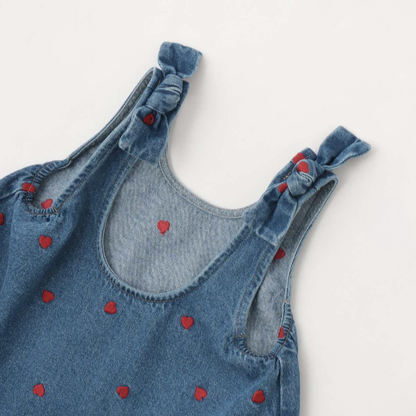 【Lycee mine】滿版刺繡圖案荷葉擺喇叭連身洋裝 🌸🧵👗