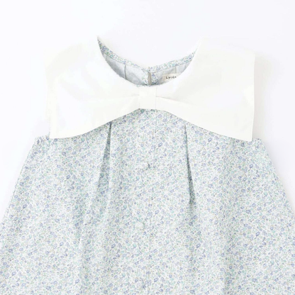 【Lycee mine】蝴蝶結領襯衫＋褲口荷葉五分褲 套裝 👚🩳🎀