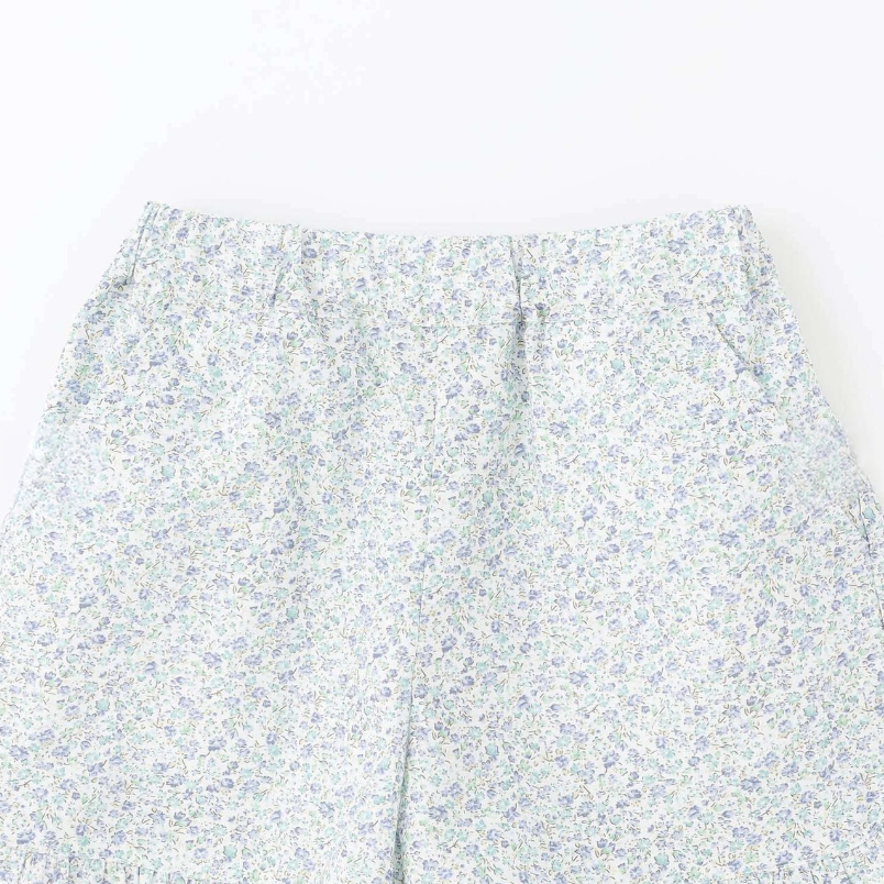 【Lycee mine】蝴蝶結領襯衫＋褲口荷葉五分褲 套裝 👚🩳🎀