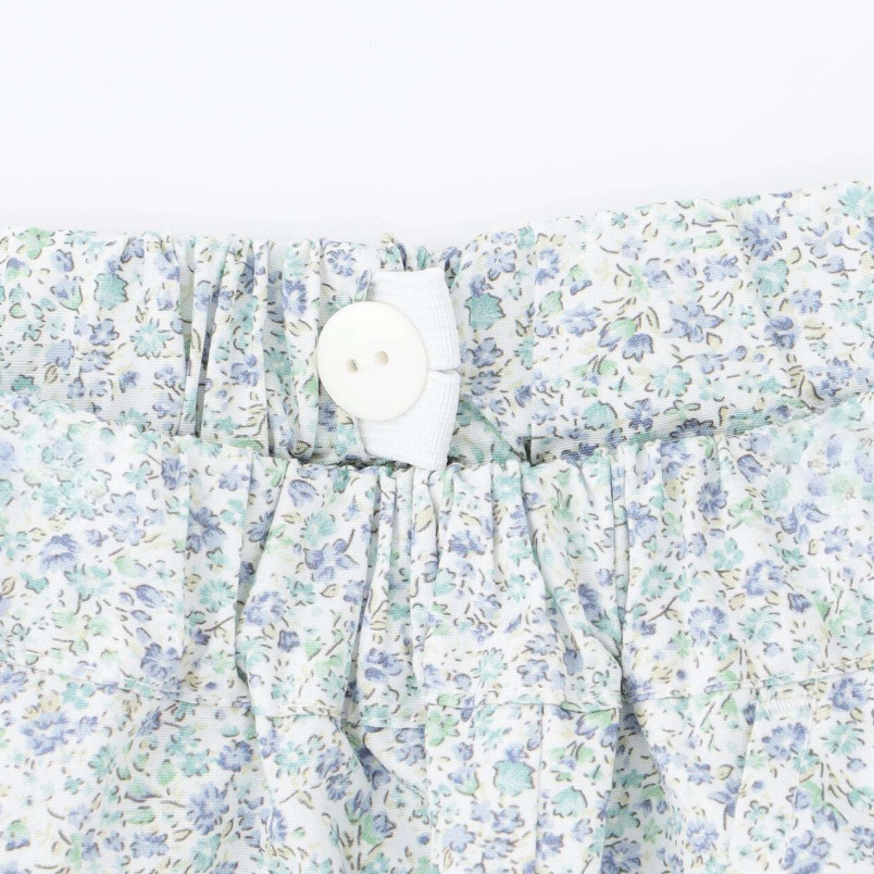 【Lycee mine】蝴蝶結領襯衫＋褲口荷葉五分褲 套裝 👚🩳🎀