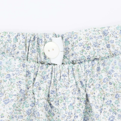 【Lycee mine】蝴蝶結領襯衫＋褲口荷葉五分褲 套裝 👚🩳🎀