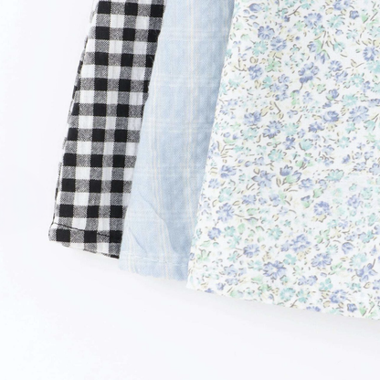【Lycee mine】蝴蝶結領襯衫＋褲口荷葉五分褲 套裝 👚🩳🎀