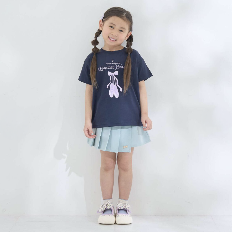 【Lycee mine】前打褶愛心口袋純色褲裙 👗🩳💗