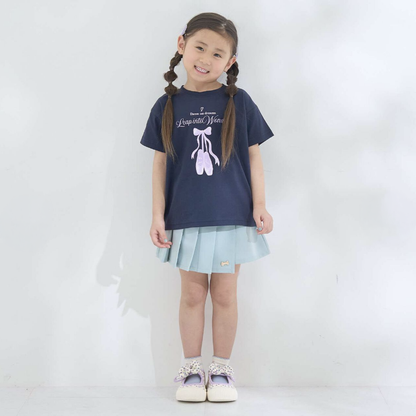 【Lycee mine】前打褶愛心口袋純色褲裙 👗🩳💗