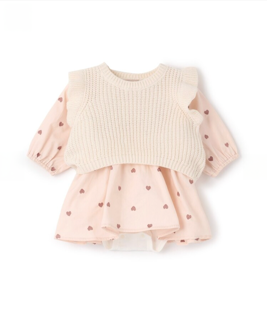 【petit main】👩‍👧👗 附背心連身裙（連身衣）🍼