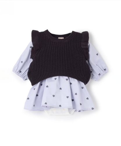 【petit main】👩‍👧👗 附背心連身裙（連身衣）🍼