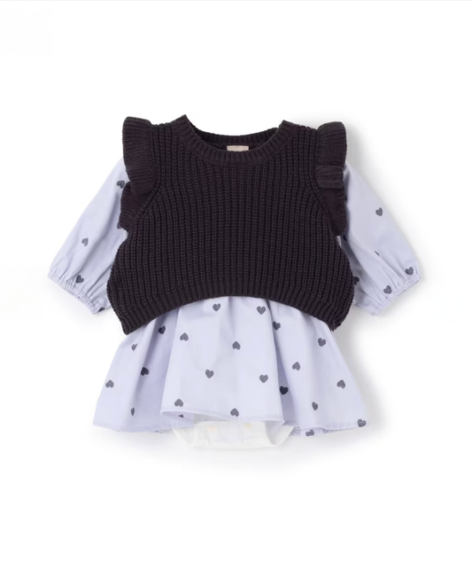 【petit main】👩‍👧👗 附背心連身裙（連身衣）🍼