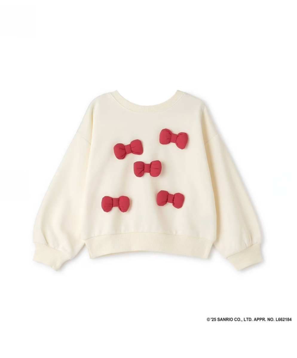 【Lycee mine】 【雙面可穿】🎀 Hello Kitty 立體蝴蝶結長袖上衣 🧸