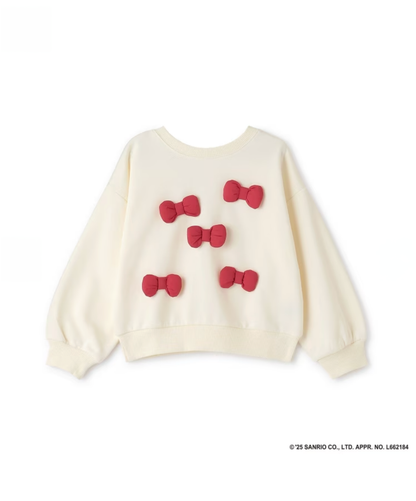 【Lycee mine】 【雙面可穿】🎀 Hello Kitty 立體蝴蝶結長袖上衣 🧸