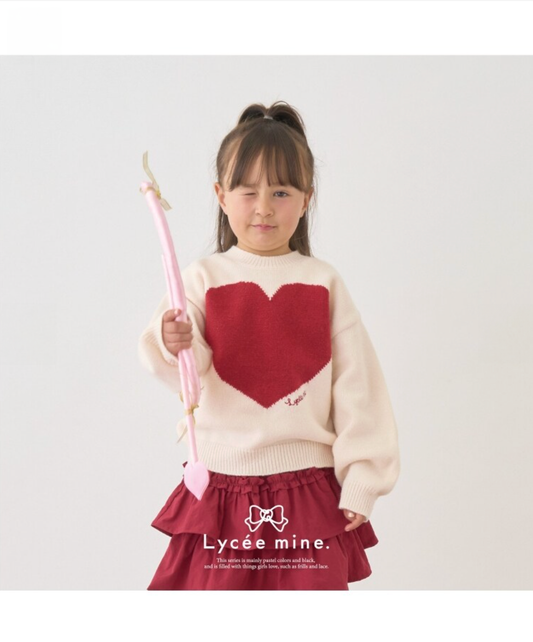 【Lycee mine】愛心針織上衣 ❤️🧶