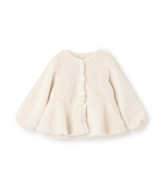 【Lycee mine】🎀 無領褶邊短版外套 🧥