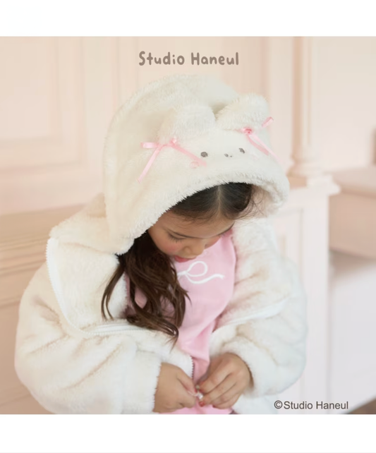 🧸 【Lycee mine】 【Studio HANEUL】Pam & Tart 超柔軟絨毛連帽外套 🧸
