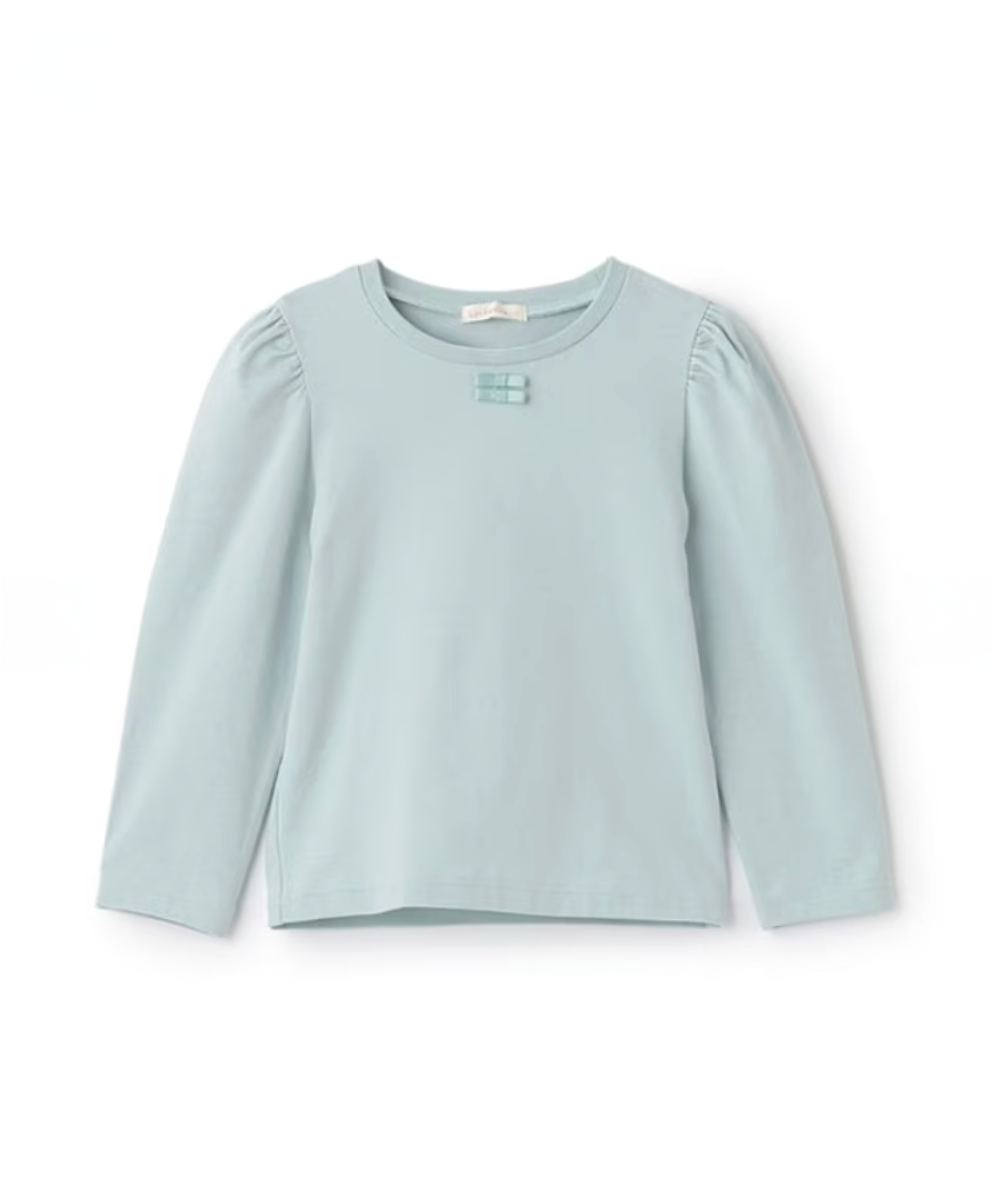 【Lycee mine】🎀 蝴蝶結澎澎肩造型上衣 👚