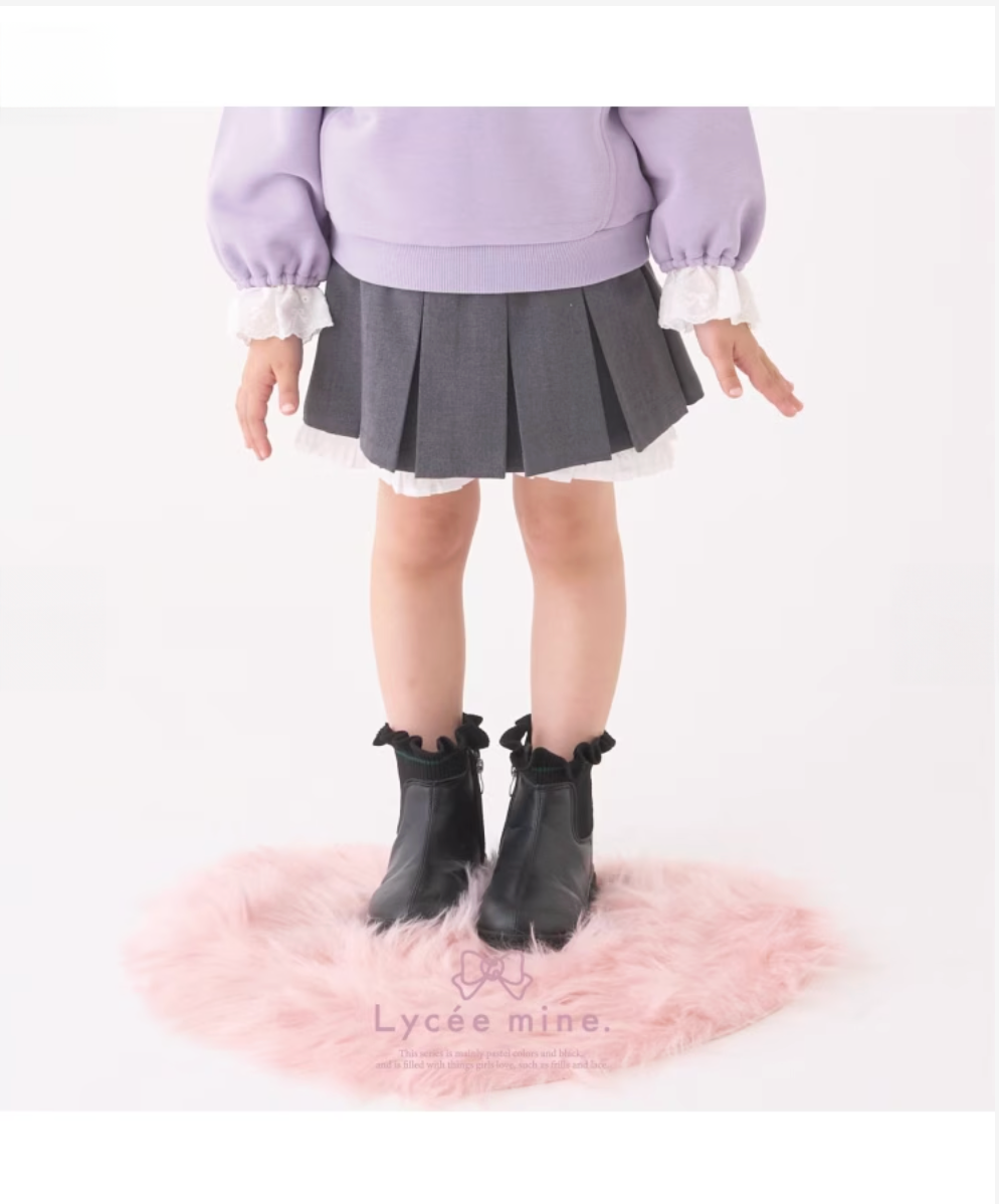 🎀【Lycee mine 芭蕾系列】 打褶百褶裙（附內搭安全褲）
