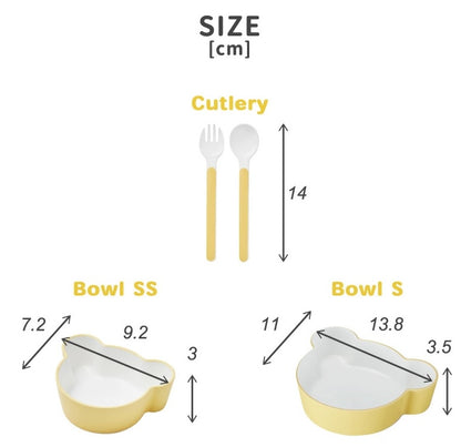 日本製寶寶輔食餐具四件套裝