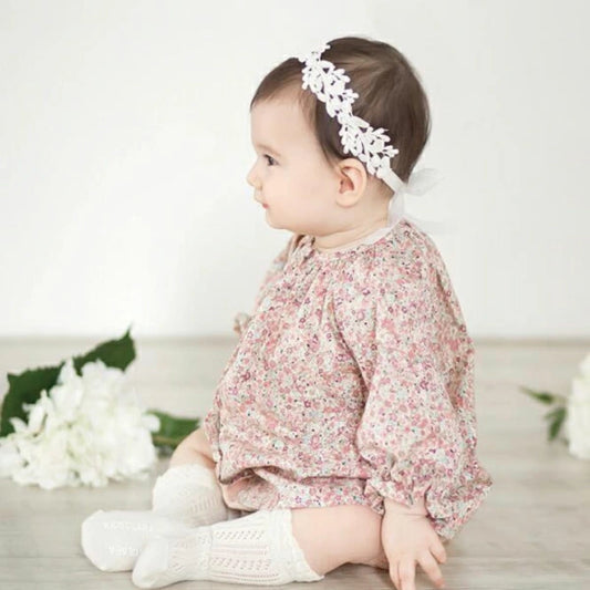 寶寶碎花頭帶