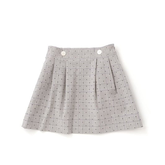 👗✨Tartine et Chocolat 日本製格紋圓點裙