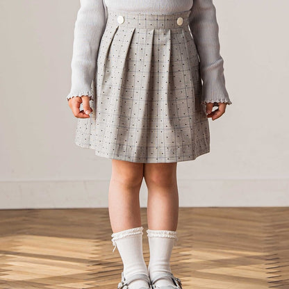 👗✨Tartine et Chocolat 日本製格紋圓點裙