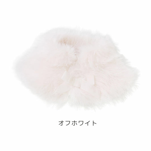 🧣✨ 絨毛披肩 ❄️🤍