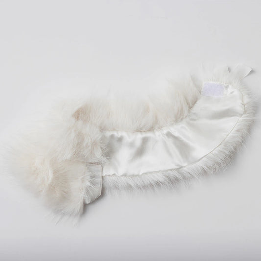 🧣✨ 絨毛披肩 ❄️🤍