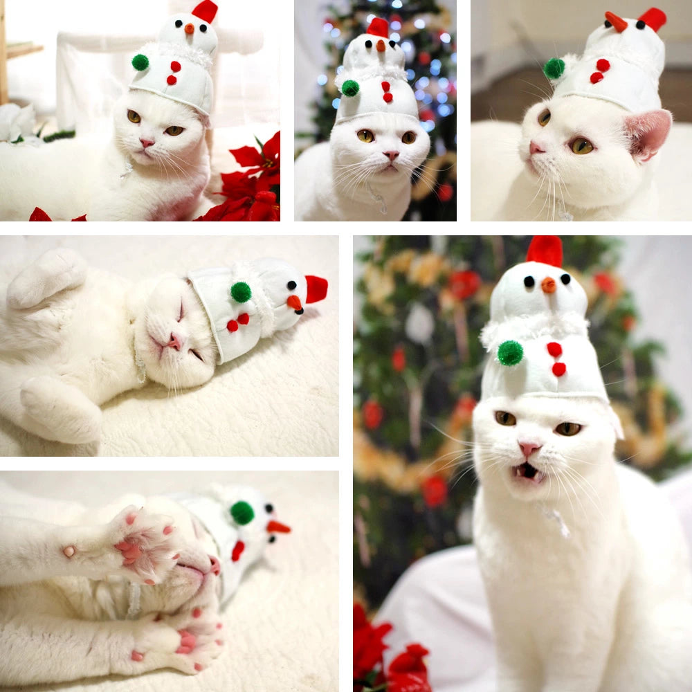 🎄⛄ 聖誕雪人頭飾 🐱🐾