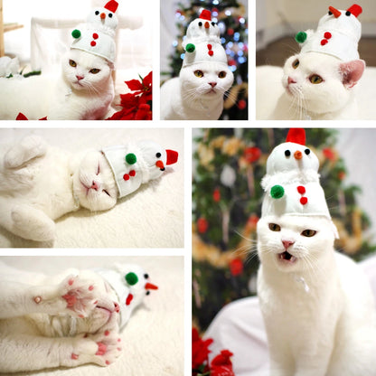 🎄⛄ 聖誕雪人頭飾 🐱🐾